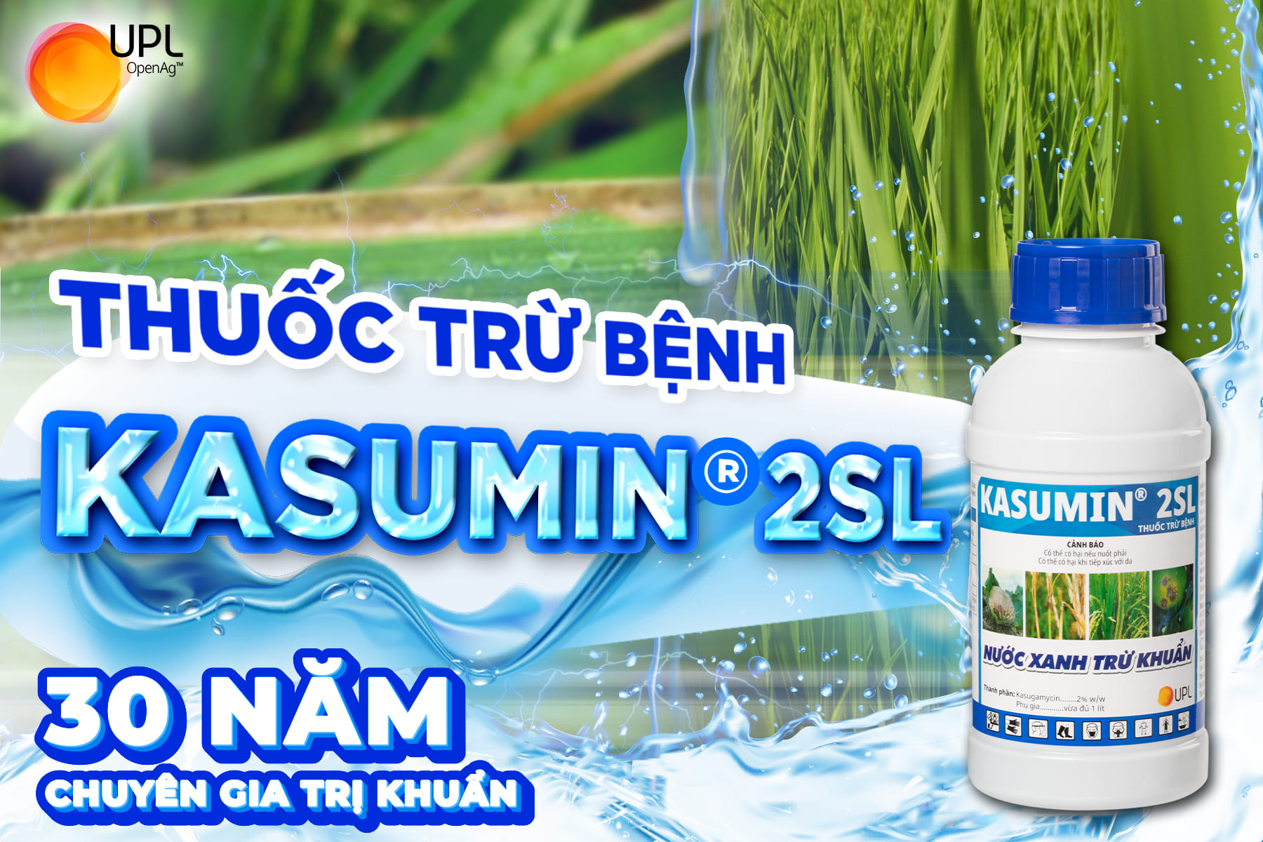 Thuốc trừ bệnh Kasumin 2SL - Chai 425ml
